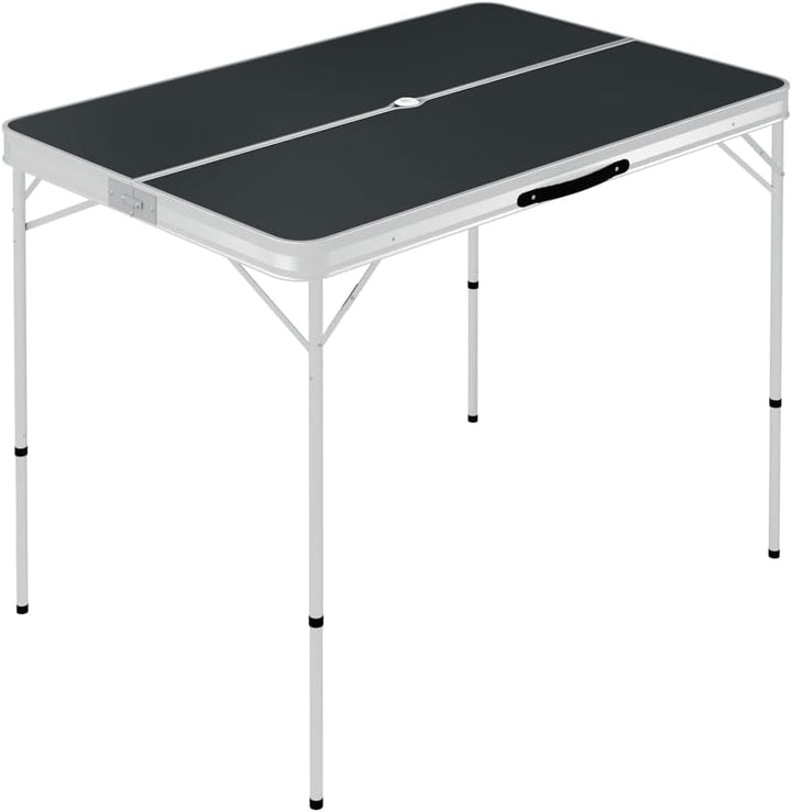 vidaXL Campingtisch Klappbar mit 2 Sitzbänken Gartenbank Bank Sitzgruppe Koffertisch Gartentisch Kla
