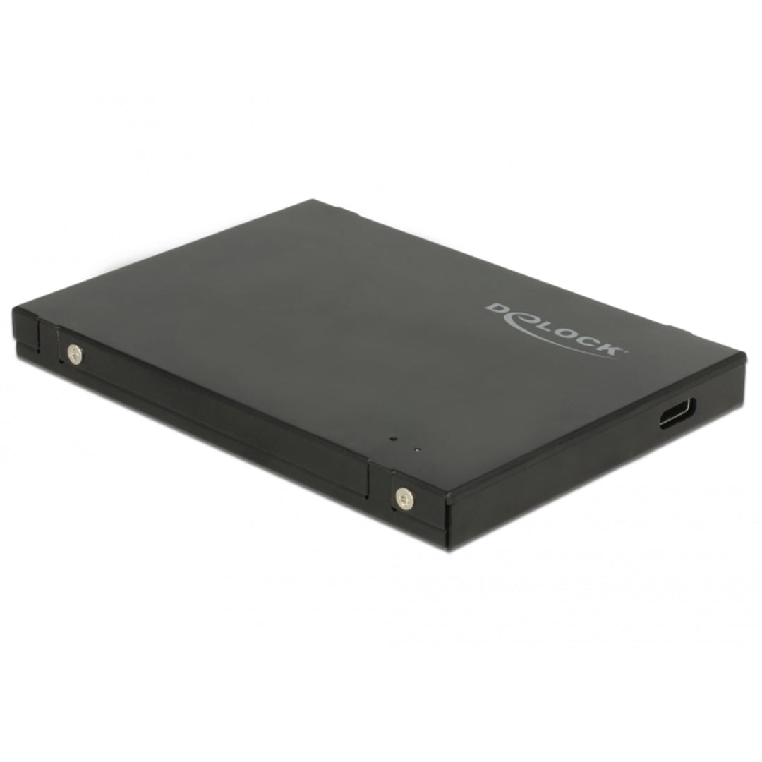 Delock Externes 2.5 Gehäuse für m.2 NVMe PCIe SSD mit USB 3.1 Gen 2 USB Type-C (Chipsatz: Asmedia AS