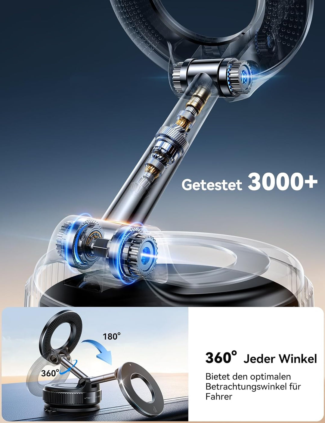 JOYROOM Vakuum Handyhalterung Auto Magnet – 2025 Magsafe Autohalterung [24 XN55 Magneten & Stärkster