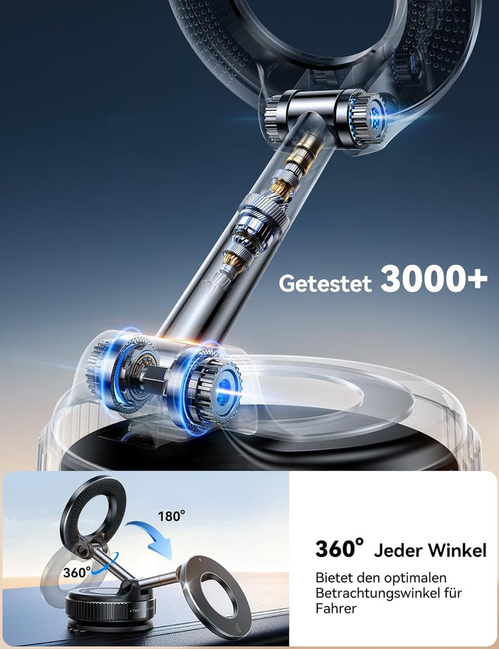 JOYROOM Vakuum Handyhalterung Auto Magnet – 2025 Magsafe Autohalterung [24 XN55 Magneten & Stärkster