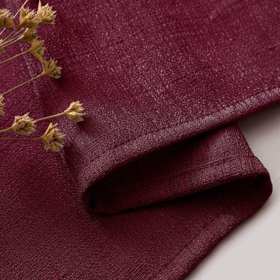MIULEE 2er Set Voile Vorhang Sheer Leinenvorhang mit Ösen Transparente Unregelmässige Textur Gardine