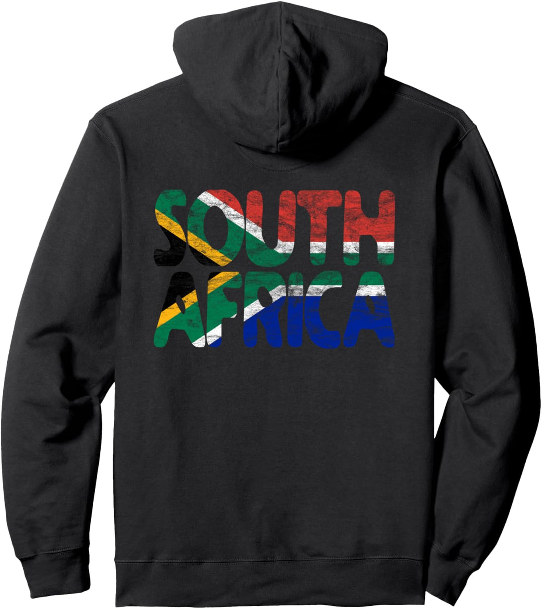 Südafrika Flagge South Africa Afrika Kapstadt Urlaub Reise Pullover Hoodie