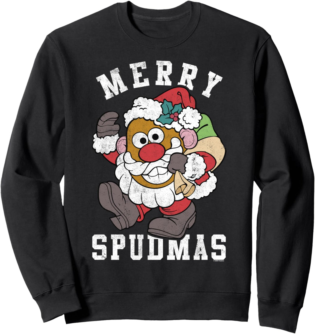 Mr Potato Head Merry Spudmas Santa Hat Sweatshirt