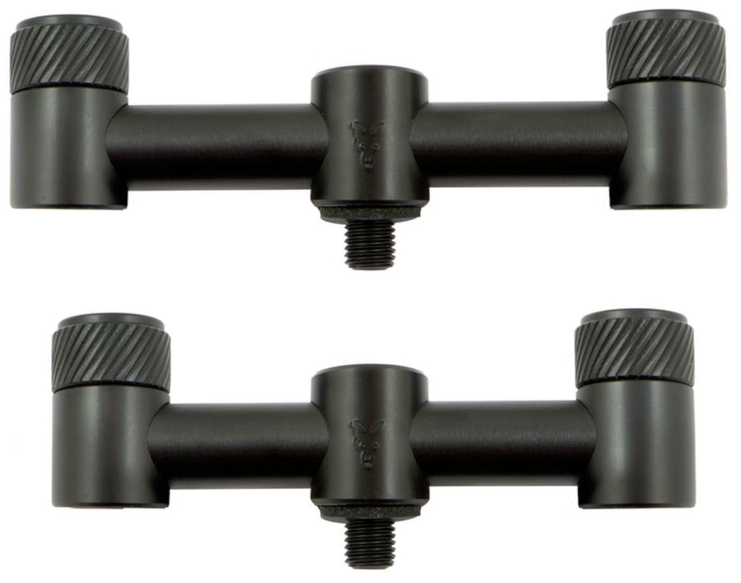 Fox Black Label 2-Rod QR Buzzer Bar Narrow (9,5 & 11cm) - 2 Buzzerbars zum Angeln auf Karpfen, Ruten