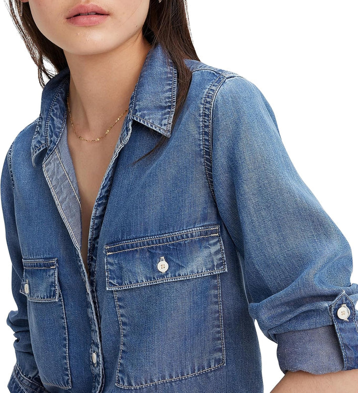 Levi's Damen Doreen Utility Hemd XXS In Patches 2, XXS In Patches 2