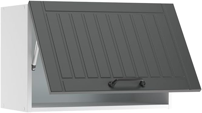 Vicco Hängeschrank Fame-Line, Anthrazit Landhaus, 60 cm | Flach, zur Kombination mit weiteren Module