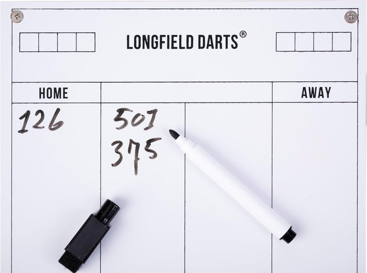 Holz Dartschrank, sisal Dartscheibe, inbegriffen 6 Darts 18gr und Zubehör weiss