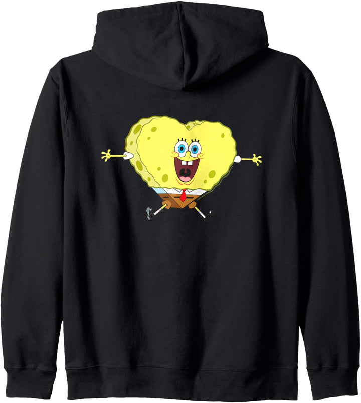 SpongeBob SquarePants Valentine's Day Heart Shaped Sponge Kapuzenjacke