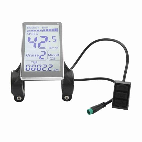 Elektrofahrrad-LCD-Display, 5-polig, 24 V, 36 V, 48 V, 60 V, Fahrrad-Kilometerzähler, Universal-E-Sc
