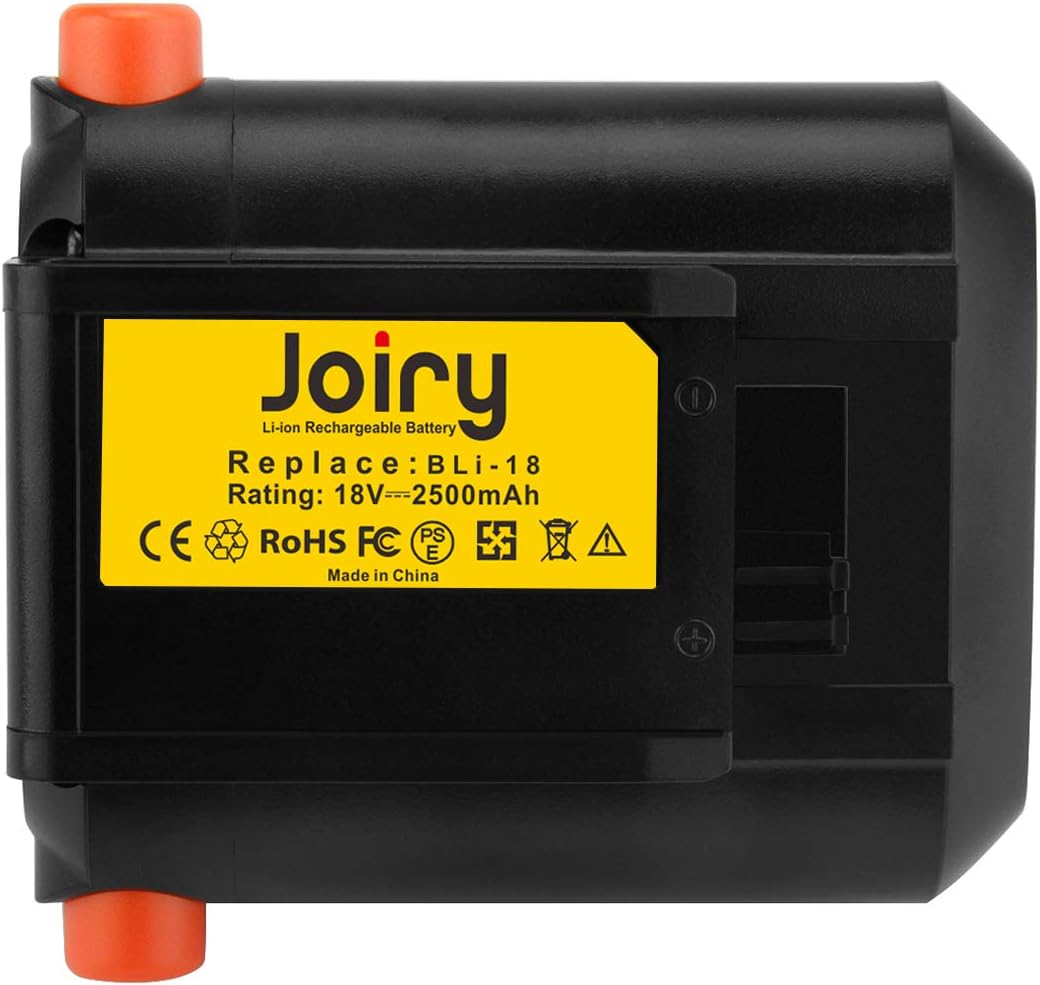 Joiry 18V 2500mAh Li-ion Batterie für Gardena BLi-18 09840-20, Accu Hedge Trimmer EasyCut Li-18/50,