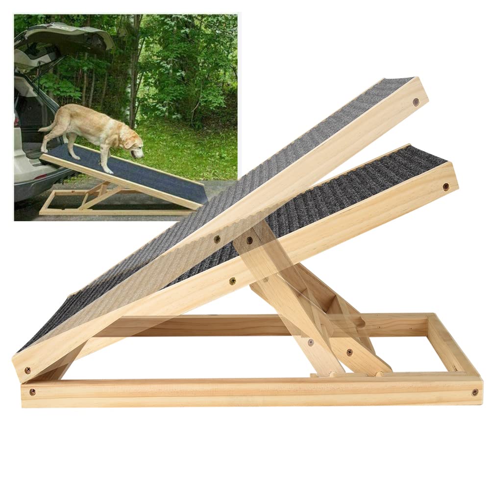 Hunderampe Katzen Rampe Hundetreppe für AutoBett Oder Sofa, Hund Haustier Rampe, Anti-rutsch, 4-Stuf