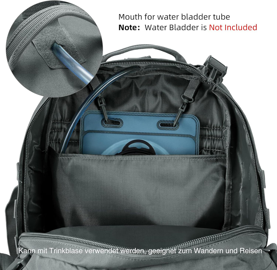 Taktischer Rucksack, 60L Militär Armee Rucksack, grosser Survival Molle Tagesrucksack für Herren und