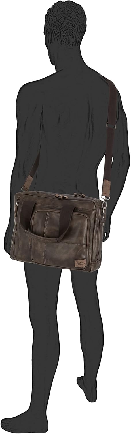 camel active bags Laos Herren Businesstasche Aktentasche 38 x 10 x 30 Brown, 38 x 10 x 30 Brown