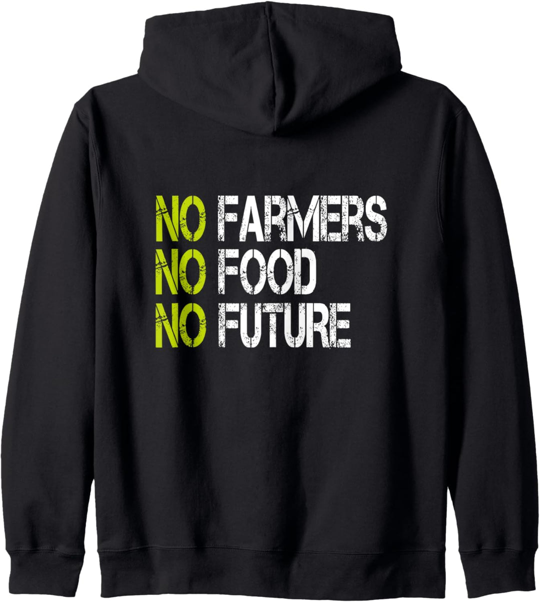 Landwirt Demo Demonstration No Farmers No Food No Future Kapuzenjacke