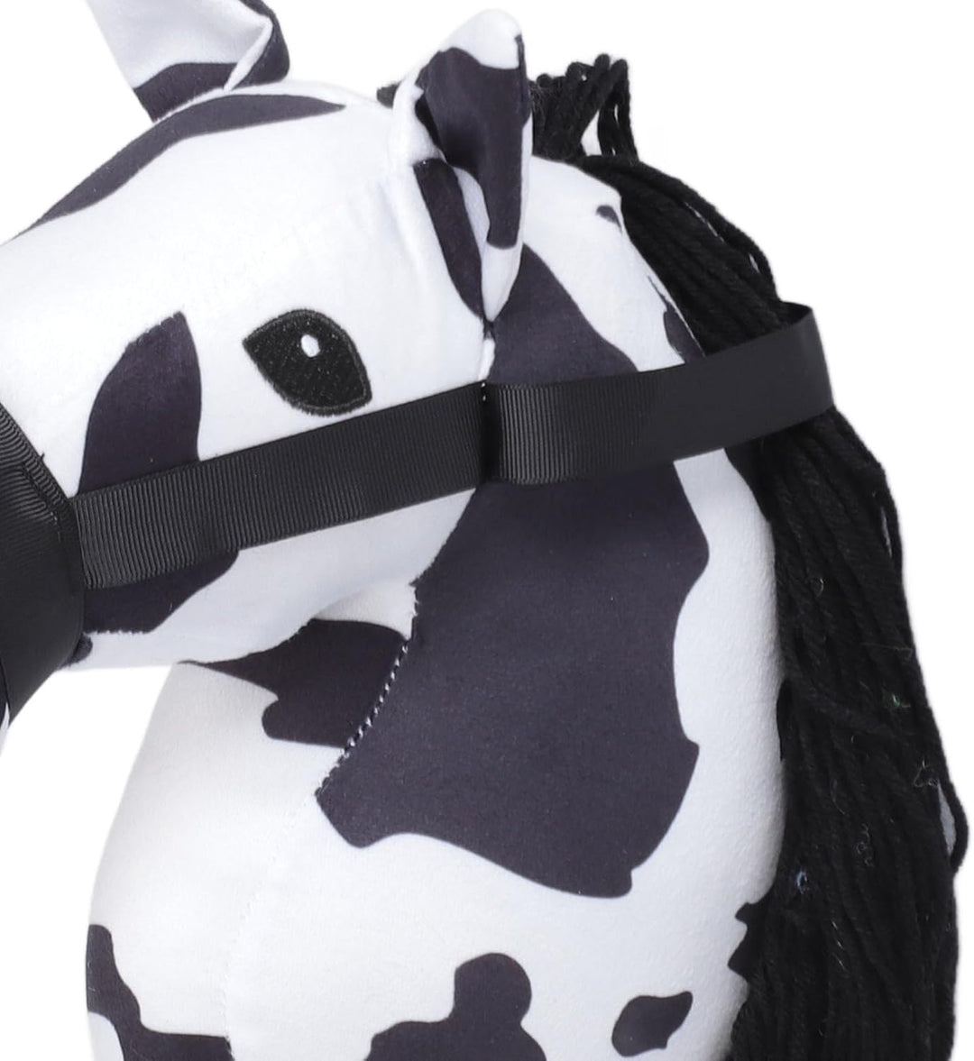 Höhe Plüschpferd,Pferdestock-Spielzeug,70 cm Höhe Plüschpferd Stockspielzeug Niedlicher Ausdruck 2 S