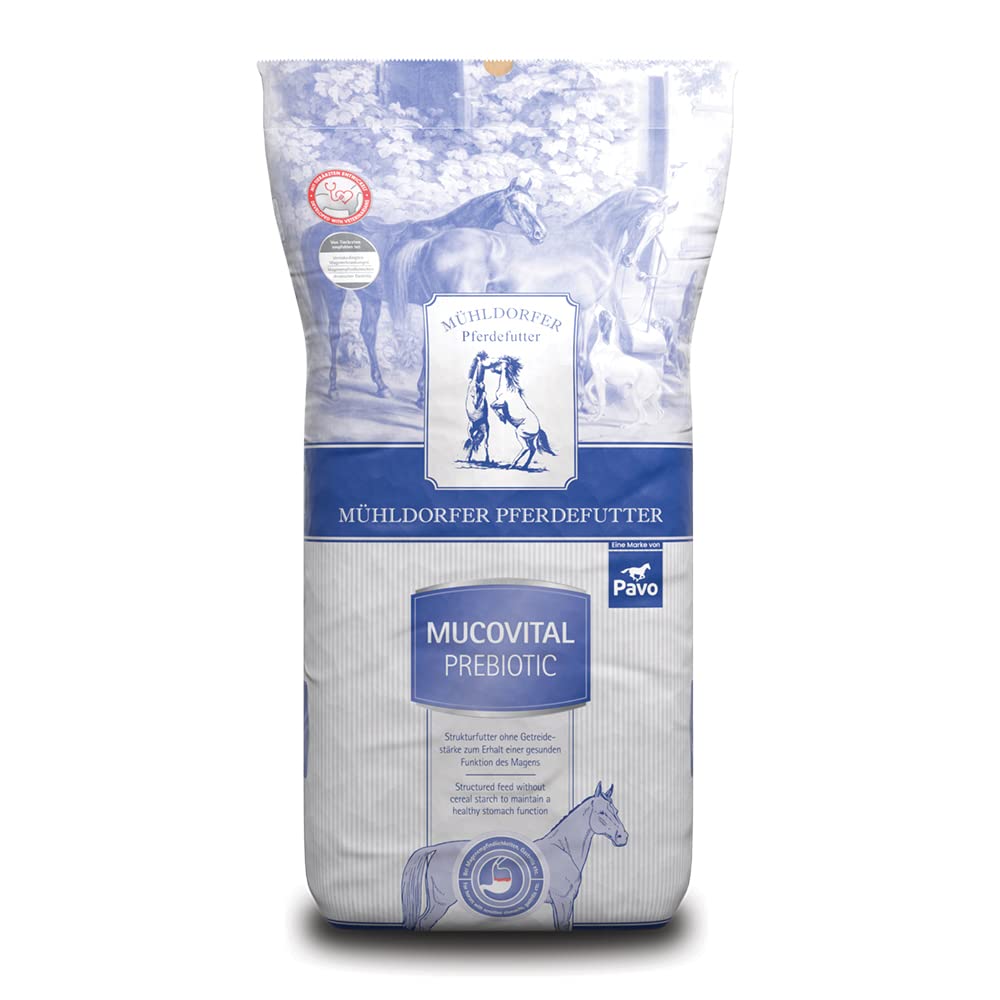Mühldorfer Mucovital Prebiotic - 20 kg - Entzündungsregulierend - Bei Magenerkrankungen - Ohne Getre