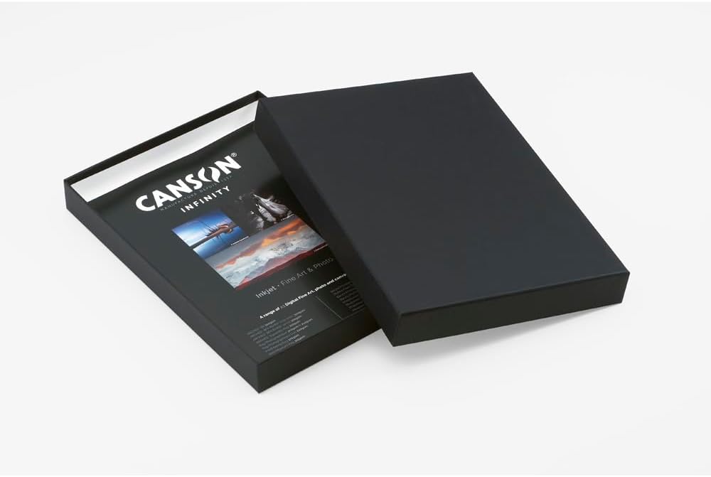 CANSON Archival Photo/Storage 32x24x4cm Box, Schwarz, 1 Box, Ideal für professionelle Fotografen Up