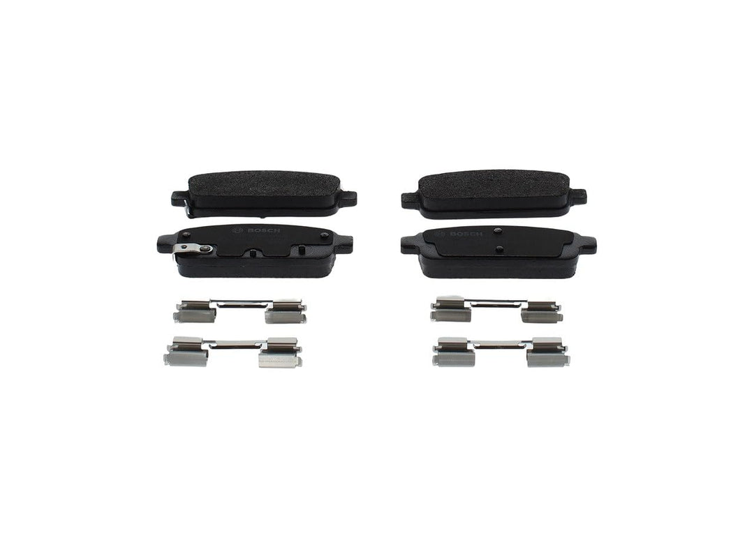 Bosch BP1661 Bremsbeläge - Hinterachse - ECE-R90 Zertifizierung - vier Bremsbeläge pro Set