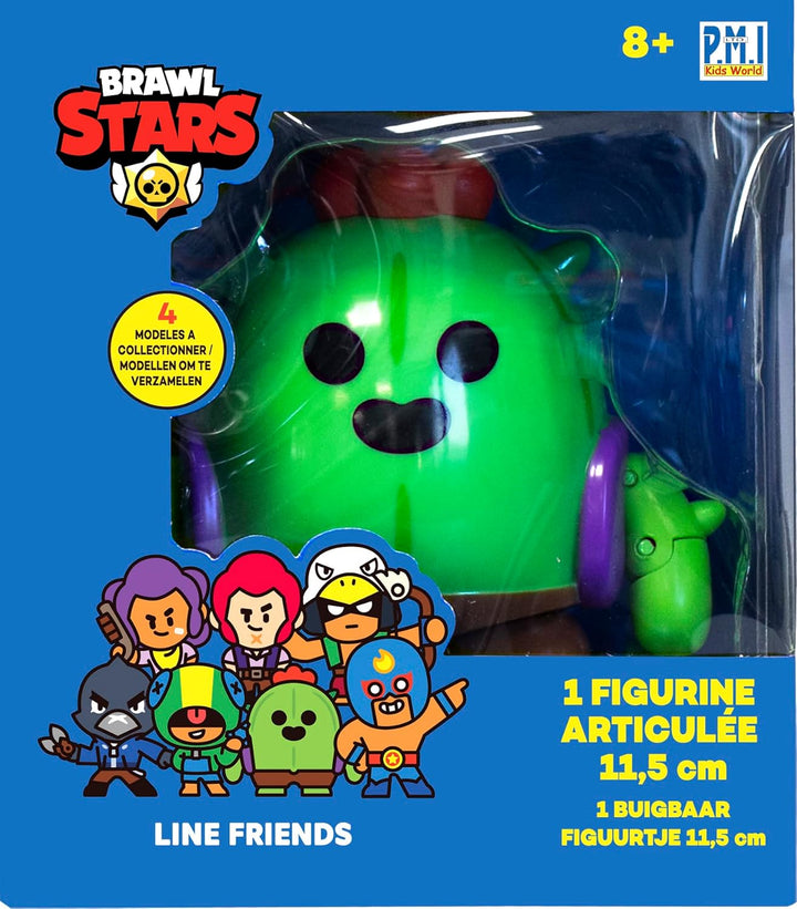 Brawl Stars – 1 Figur mit Gelenken, 11,5 cm – Spike – Videospielfiguren – ab 8 Jahren Lansay