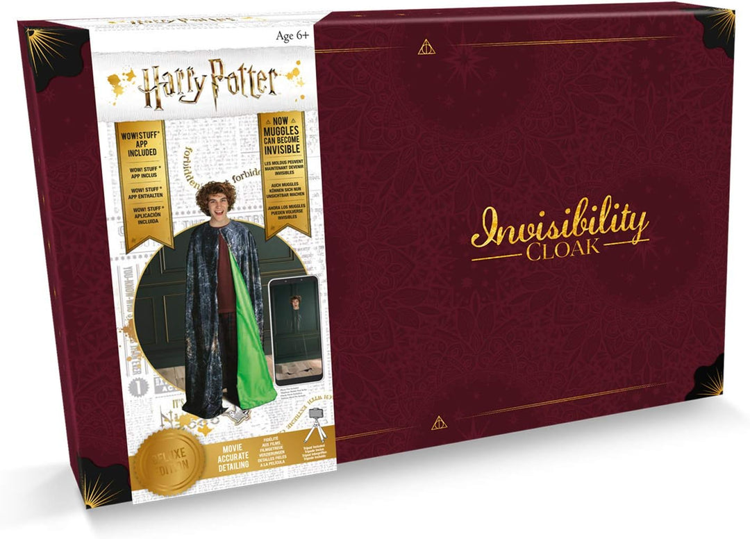 WOW! STUFF Harry Potter Tarnmantel Deluxe Erwachsene | Official Wizarding World Harry Potter Fanarti