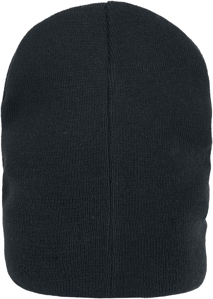 Unbekannt Lucky 13 Skull Stars Patch Beanie Mütze schwarz
