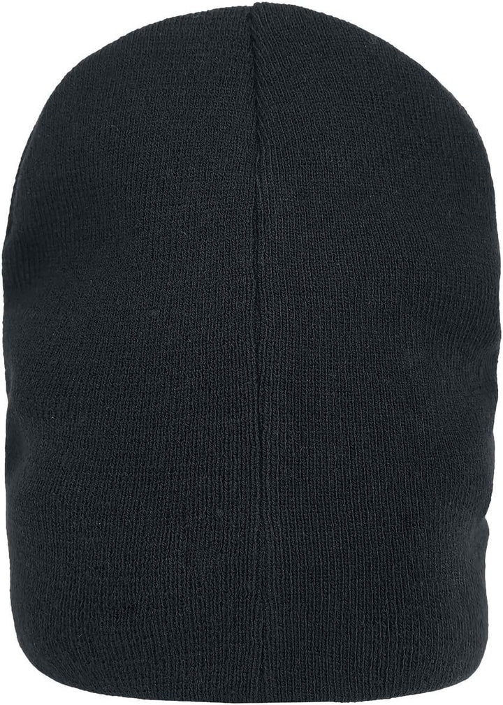 Unbekannt Lucky 13 Skull Stars Patch Beanie Mütze schwarz