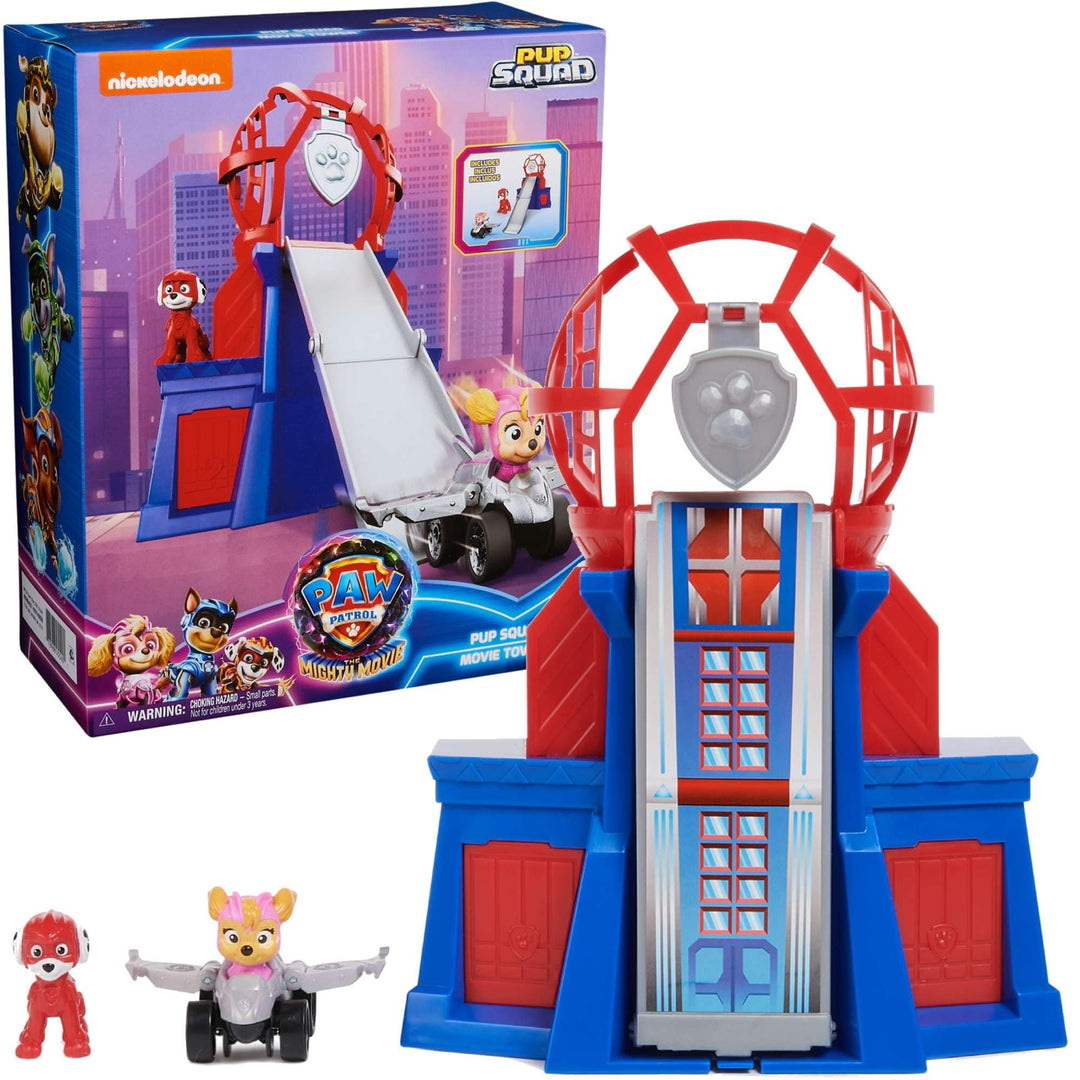 Spin Master Paw Patrol The Movie 2 Rettungsturm Set + Pup Squad Zubehör
