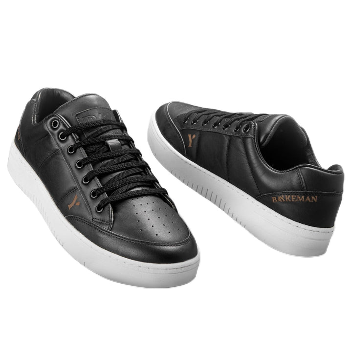 BAYKEMAN - Sneaker aus echtem Leder Unisex für Herren Damen Jungen Mädchen - sehr hochwertige, komfo