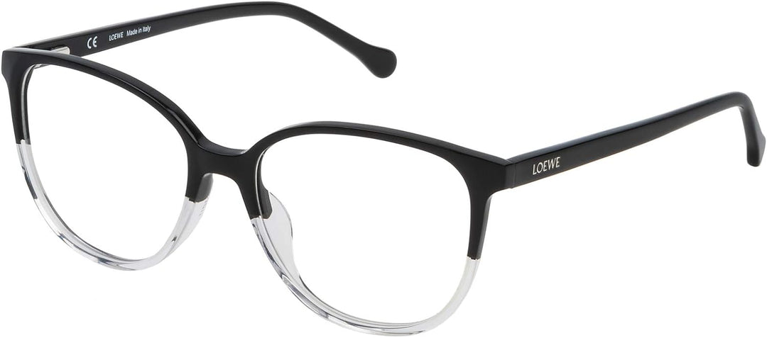 Loewe Unisex-Erwachsene VLWA17M530Z50 Brillengestelle, Schwarz (Black+Crystal), 55