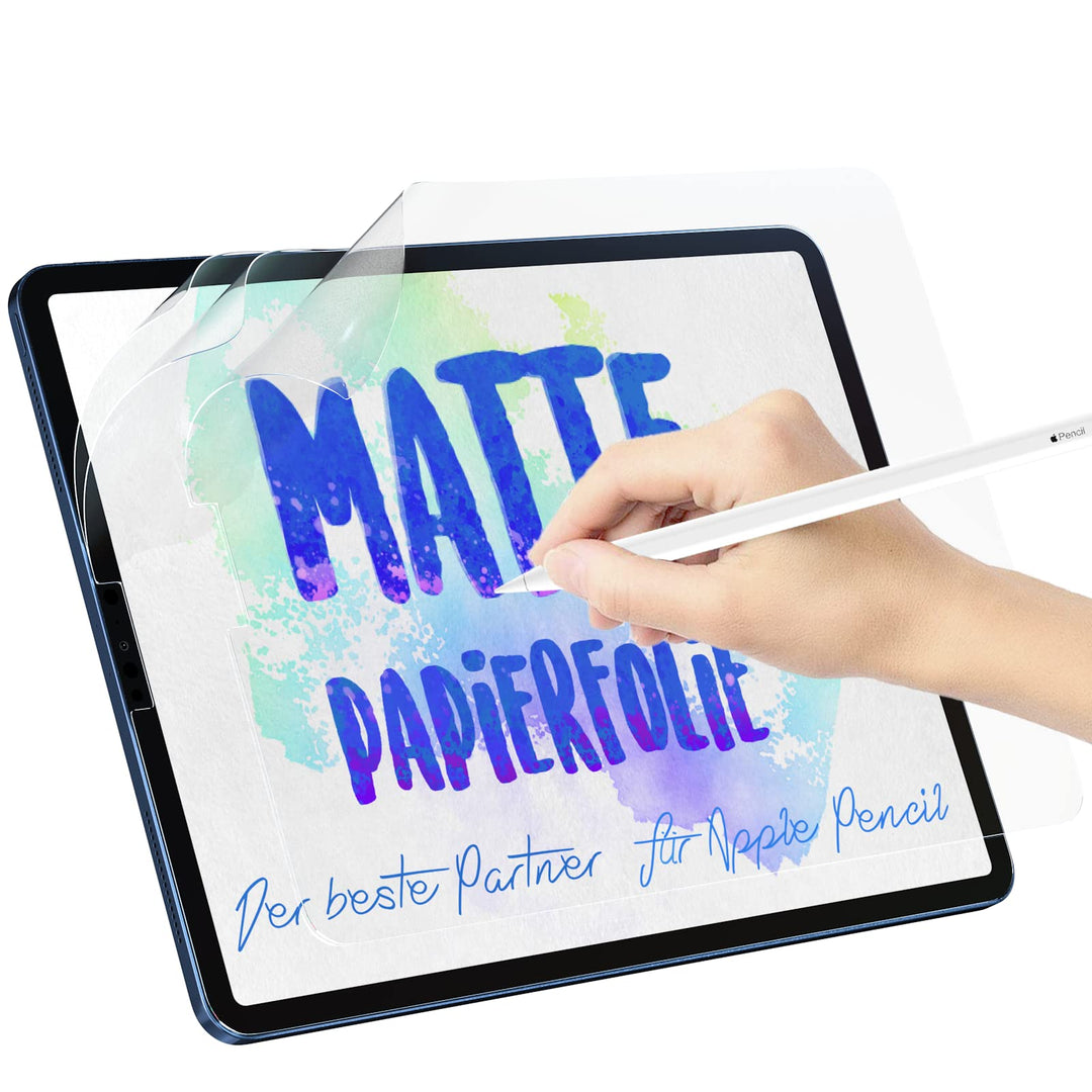 3 Stück Papier Folie Kompatibel mit iPad 7./8./9.Generation(10.2 Zoll, 2019/2020/2021), Matt Papierf
