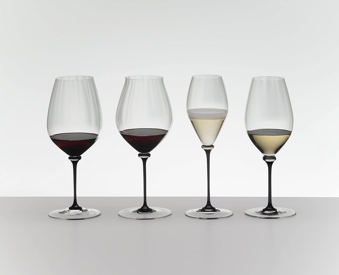 Riedel 4884/0 D Fatto A Mano Performance Cabernet Weinglas, 822 ml, transparent Cabernet – schwarzer