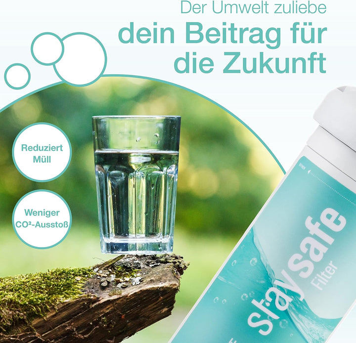 staysafe BASE Wasserfiltersystem inkl gratis Montagezubehör | Schnell installierter Untertisch-Wasse