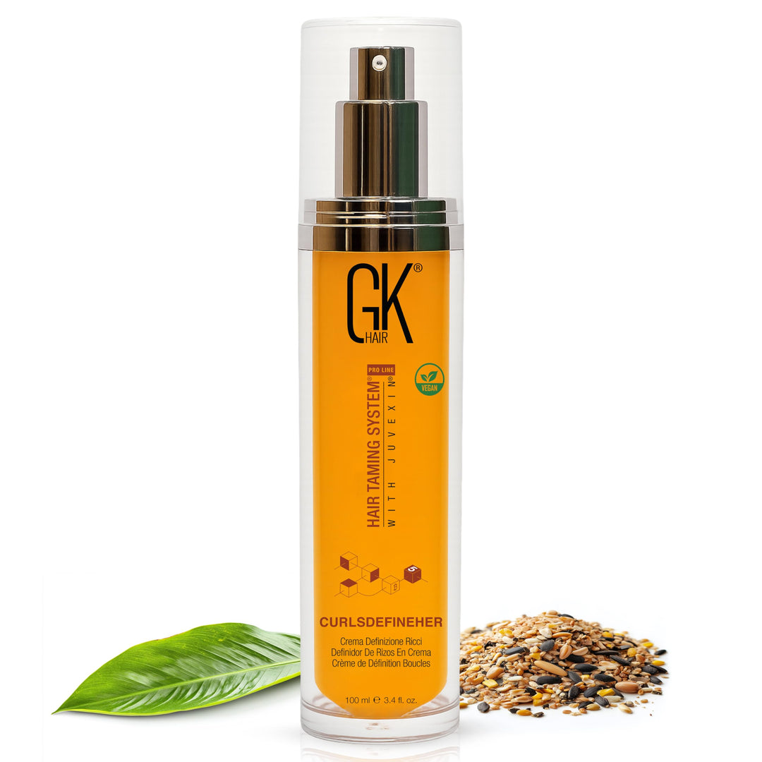 GK HAIR Global Keratin CurlsDefineHer (3.4 fl oz / 100ml) Curl Defining Cream Curl Activator/Moistur
