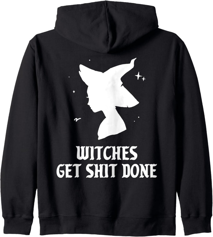 Hexen Get Shit Done Funny Spooky Vibes Halloween Kostüm Kapuzenjacke