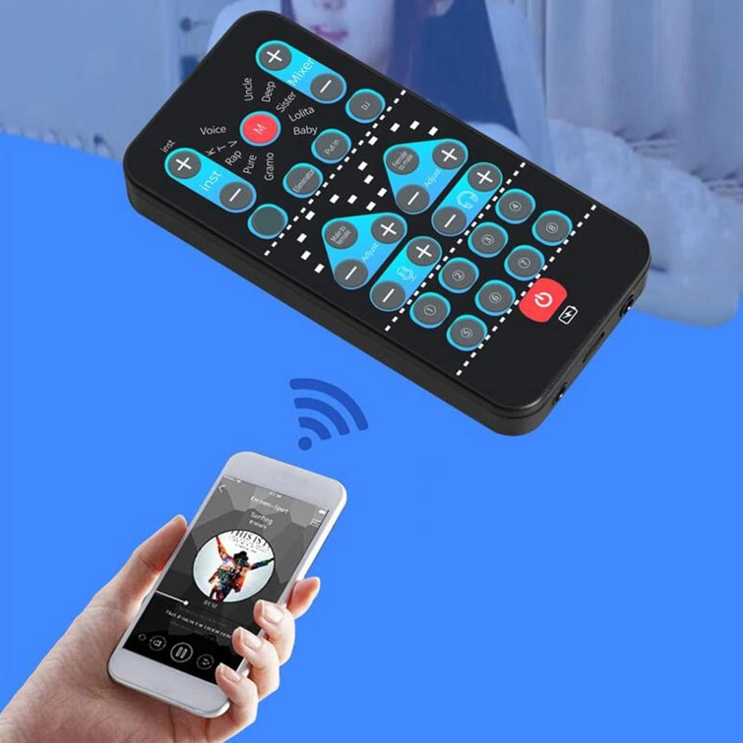 Bewinner Handheld Voice Changer, Tragbares Voice Changer Gerät, Voice Disguiser Handheld Mikrofon Vo
