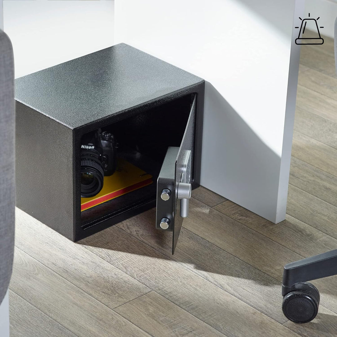 Yale Elektronischer Tresor mit Alarm - YEC/250/DB2 - Medium - Schwarz - Standardsicherheit Neuer Sti