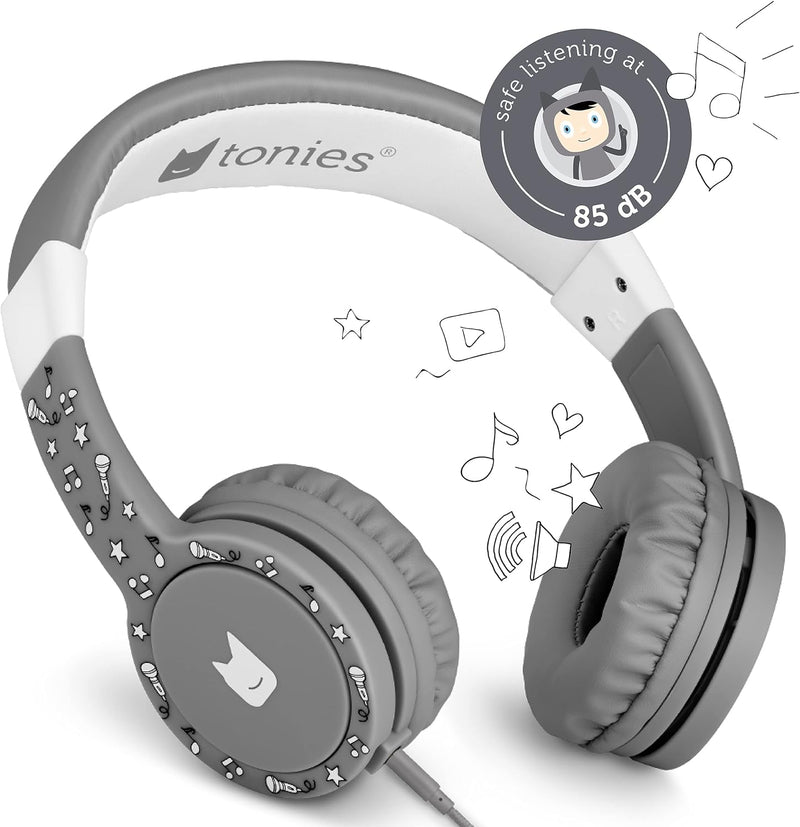 tonies® kabelgebundene Kopfhörer für Toniebox, gepolsterter Over-Ear-Kopfhörer mit kindersichere Lau