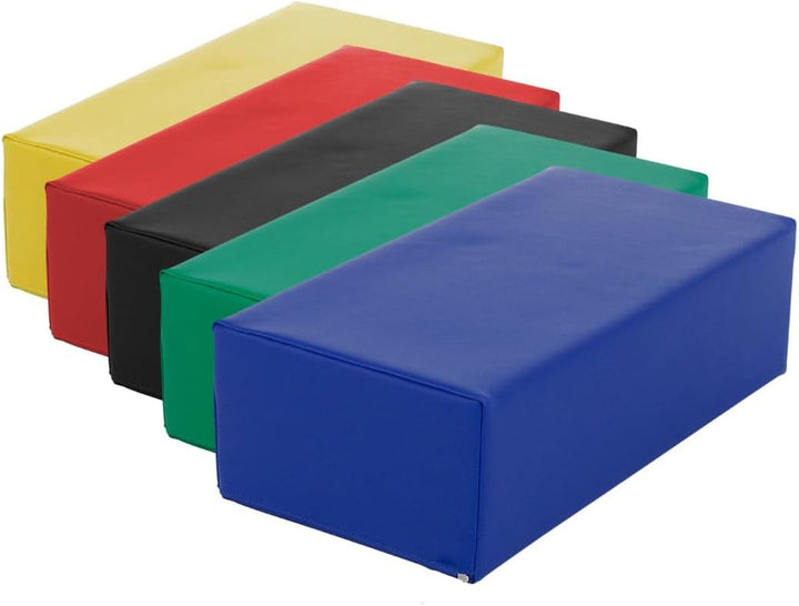 Stufen-Lagerungskissen 50 x 25 x 15cm aus qualitativem Ether-Schaum mit Kunstlederbezug, verstecktem