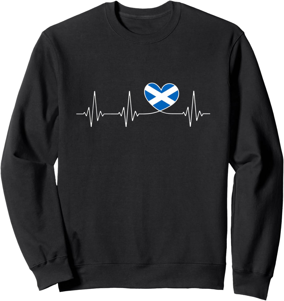 Scotland Liebe und schottische Flagge Herz für Schottland Sweatshirt