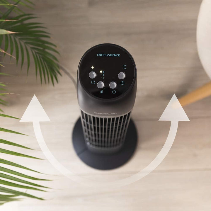 Cecotec Turmventilator mit Fernbedienung und Timer EnergySilence 7050 SkyLine Control, 45 W, Höhe 33