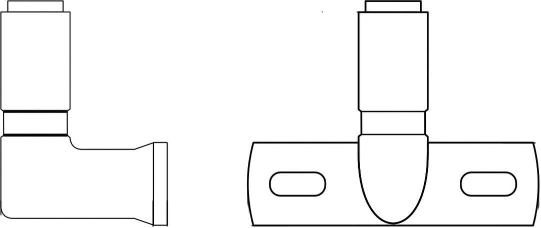 HELLA - Halter, Rundumkennleuchte - gewinkelt - 1-polig - 8HG 006 294-111