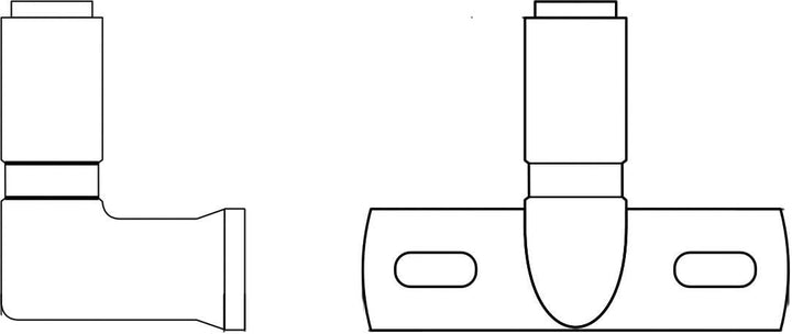 HELLA - Halter, Rundumkennleuchte - gewinkelt - 1-polig - 8HG 006 294-111