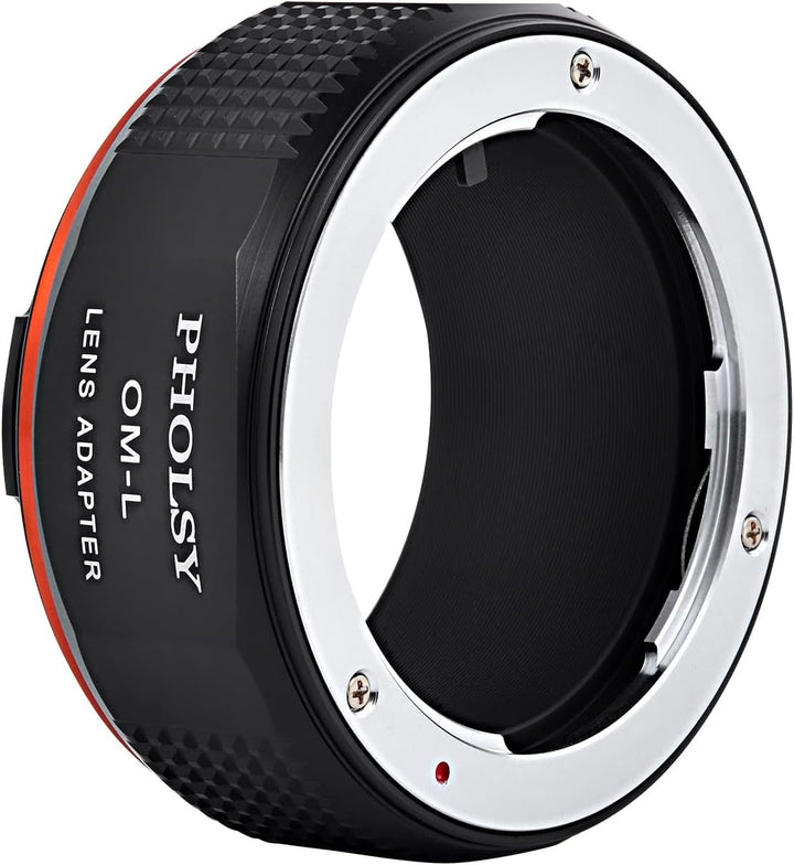 PHOLSY Objektivadapter OM auf L Mount Adapter Konverter Kompatibel mit Olympus Zuiko OM Objektiv und