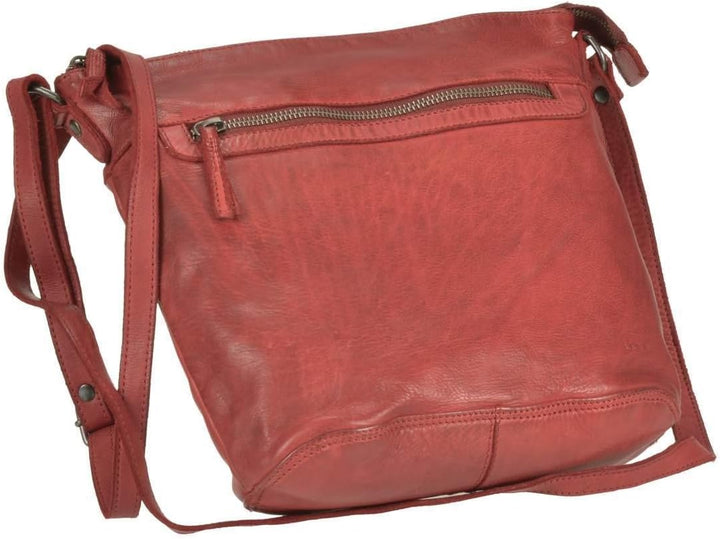 Bear Design Damen Tasche Ledertasche Umhängetasche Schultertasche 30x27cm rot