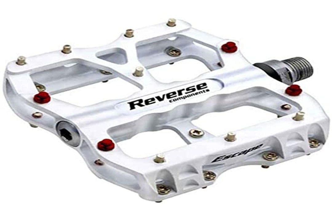 Reverse Escape Flat MTB MTB Fahrrad Pedal Weiss - Weiss., Weiss - Weiss.