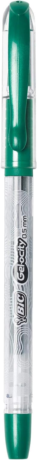 BIC Gel-ocity Smooth Stick Gel Pens, Fine Point, 0.5mm, Assorted Ink (8 Pack) 1 Stück (1er Pack), 1