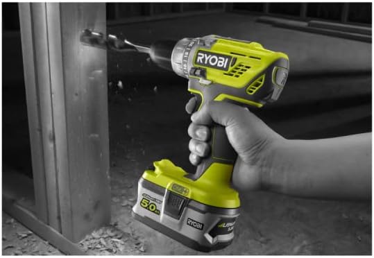 RYOBI 18 V ONE+ Akku-Bohrschrauber R18DD3-215S, 2-Gang-Getriebe, 13 mm Schnellspannbohrfutter, inkl.