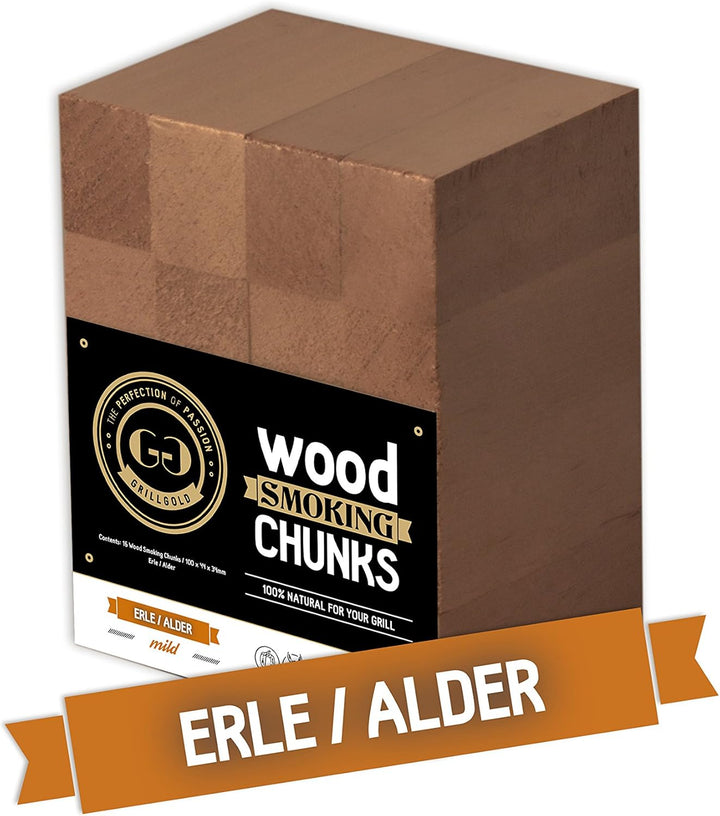 Grillgold Räucherholz 16 Wood Smoking Chunks Erle
