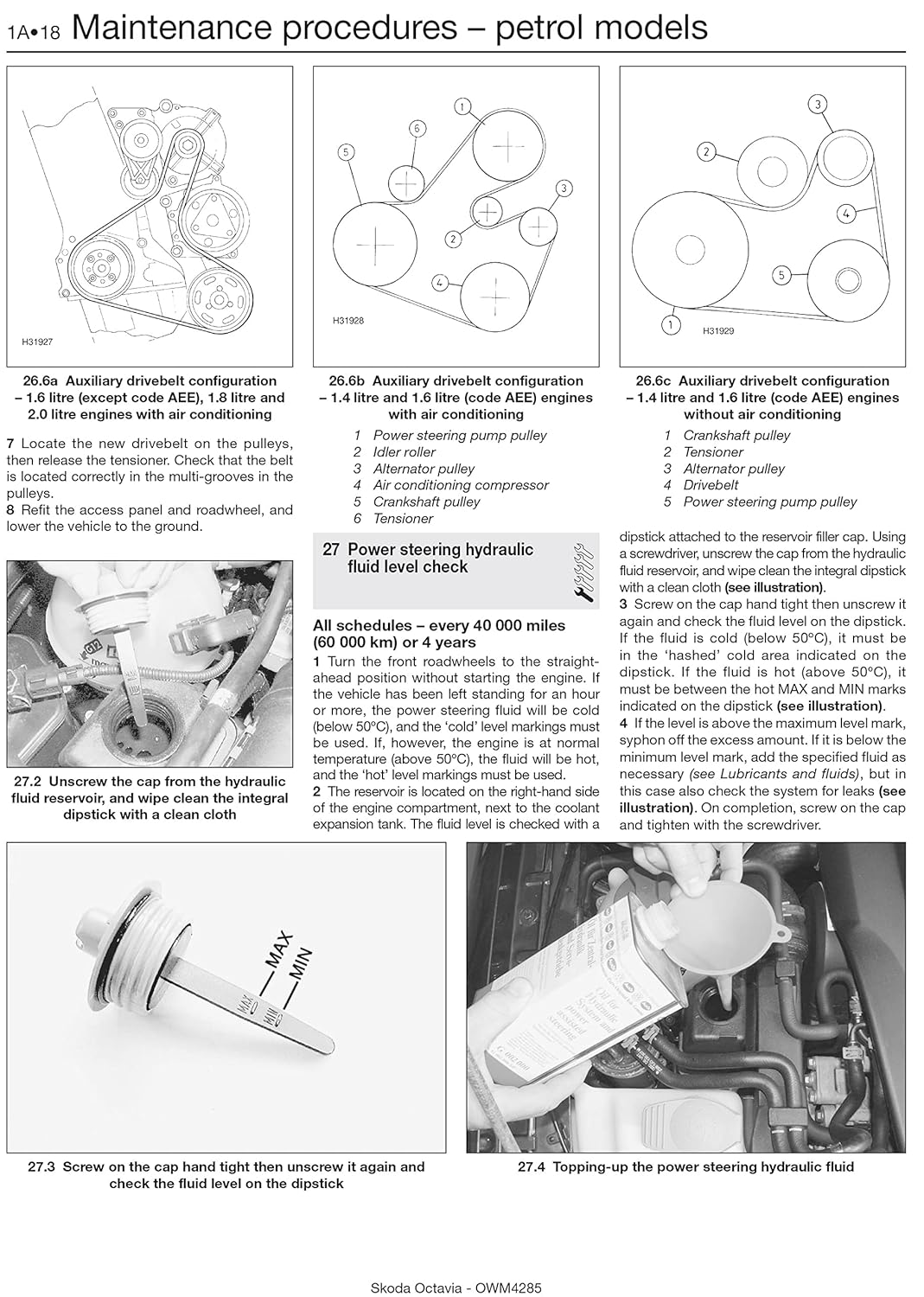 Skoda Octavia Petrol & Diesel (98 - Apr 04) Haynes Repair Manual, Taschenbuch