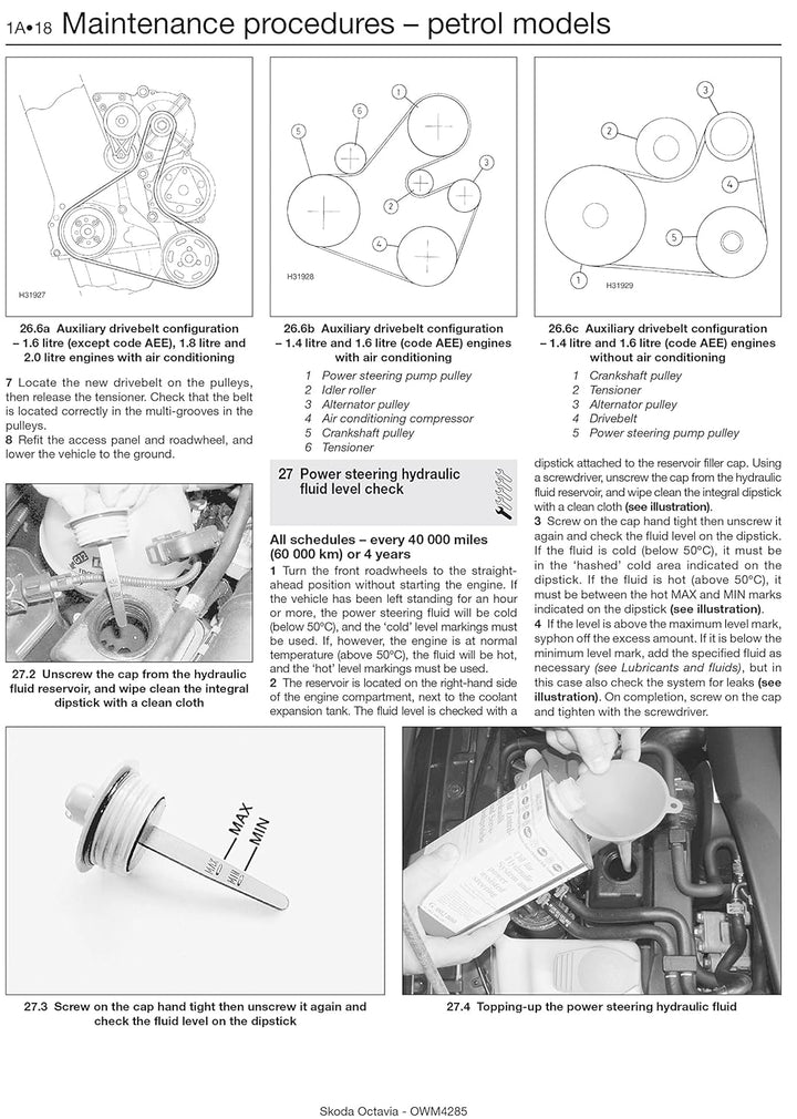 Skoda Octavia Petrol & Diesel (98 - Apr 04) Haynes Repair Manual, Taschenbuch